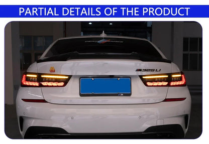 Car Taillights For BMW 3 Series G20 G28 320i 325i 330i 2020-2024 Upgrade LED Dynamic Dragon Taillight Accessories Assembly