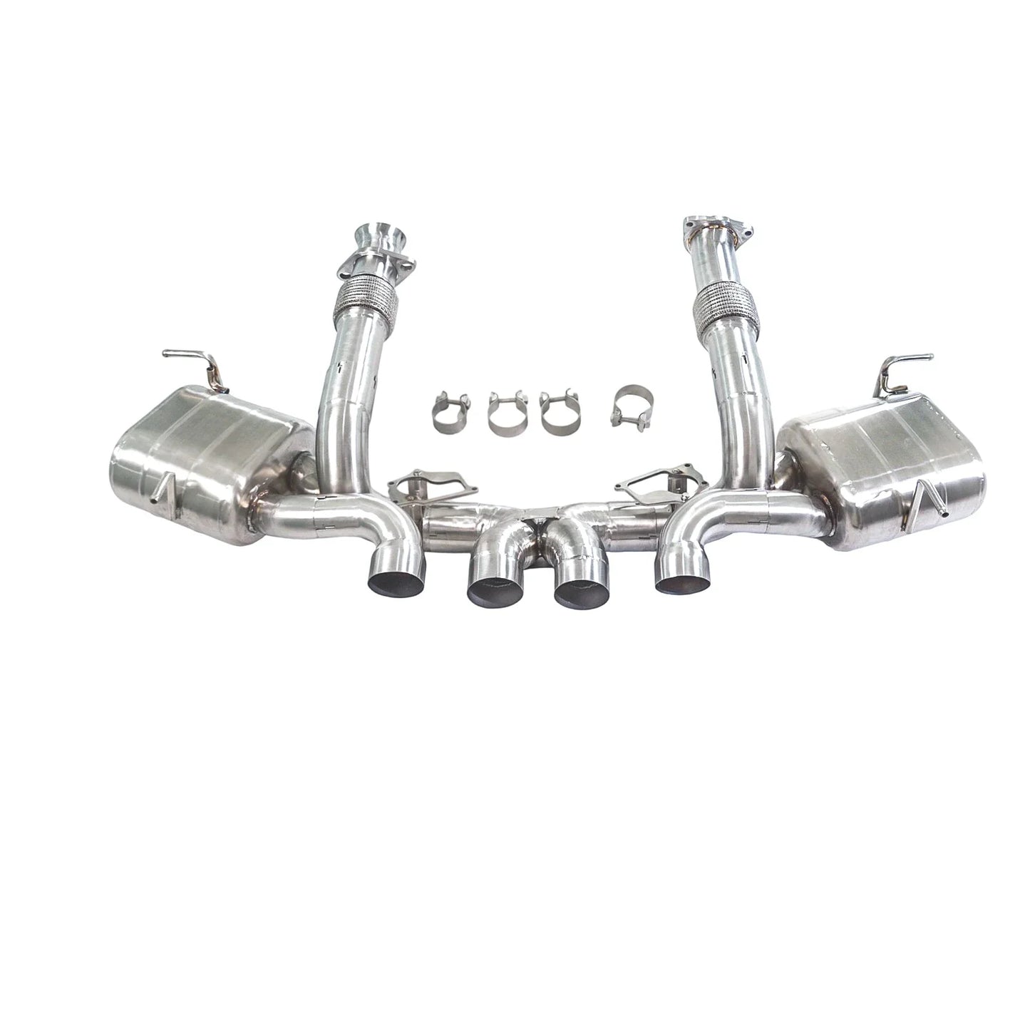 GFC catback exhaust muffler for Chevrolet Corvette C8 Z06 5.5L, Car electric valve exhaust system made of 304 stainless steel