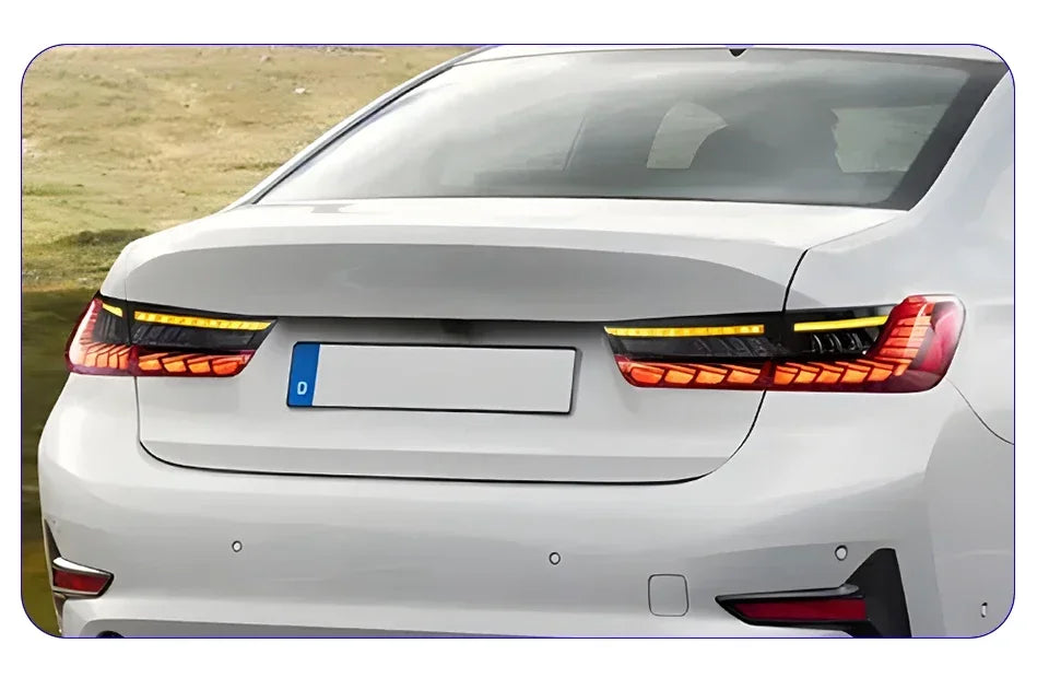 Car Taillights For BMW 3 Series G20 G28 320i 325i 330i 2020-2024 Upgrade LED Dynamic Dragon Taillight Accessories Assembly