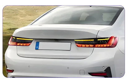 Car Taillights For BMW 3 Series G20 G28 320i 325i 330i 2020-2024 Upgrade LED Dynamic Dragon Taillight Accessories Assembly