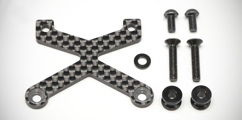 S4-200BSA Yokomo Graphite Front Stiffener Set