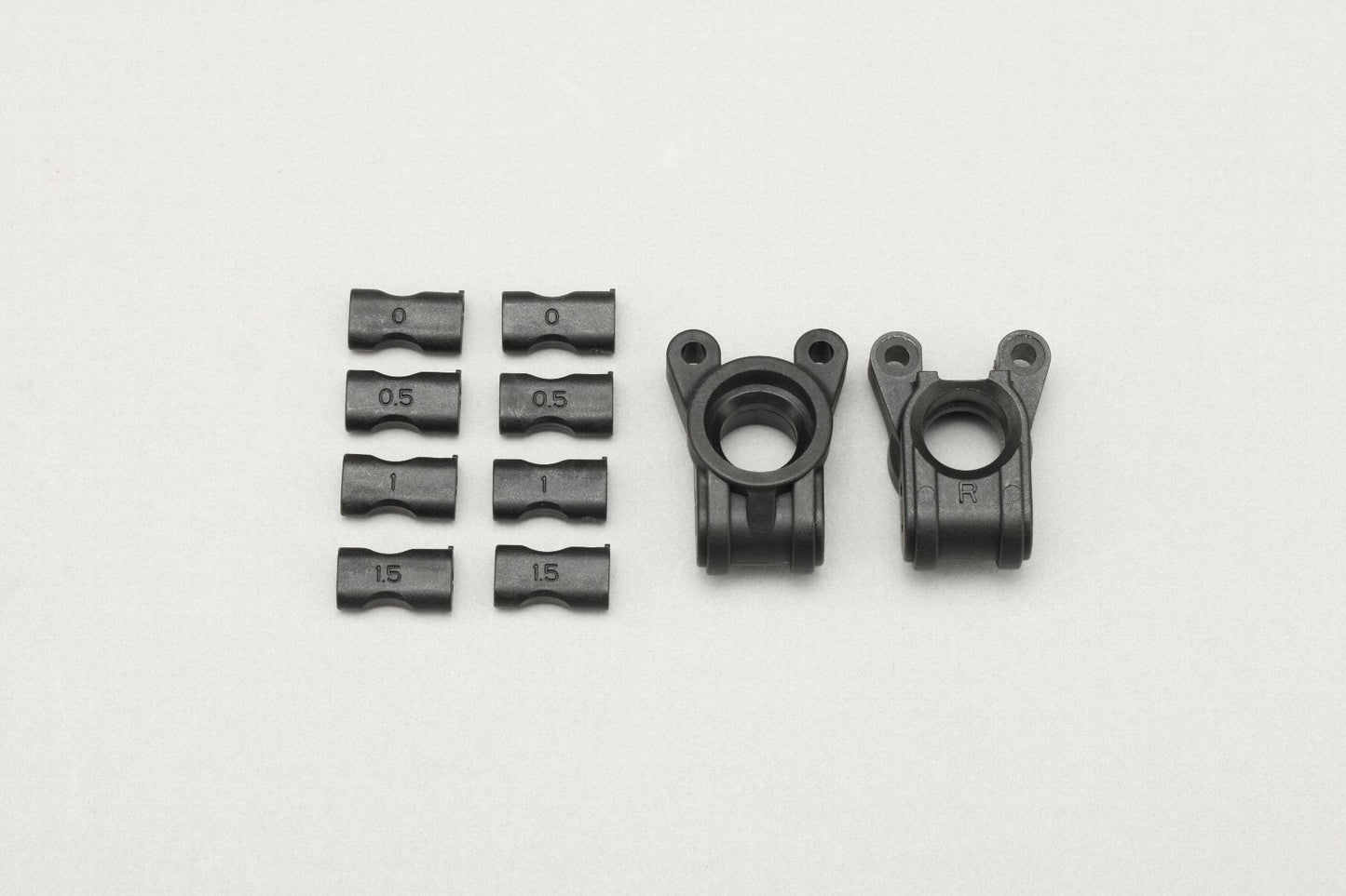 S4-415RA Yokomo Rear Hub Carrier/Bushing Set (Φ3mm Pin)