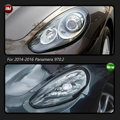 New LED Head Lamp Upgrade Modified For Porsche Panamera 970 Headlight 970.1 970.2 2010-2016 Dynamic Signal Auto Accessories