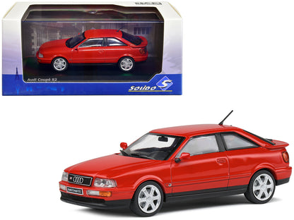 1992 Audi Coupe S2 Lazer Red 1/43 Diecast Model Car by Solido  free shipping USA