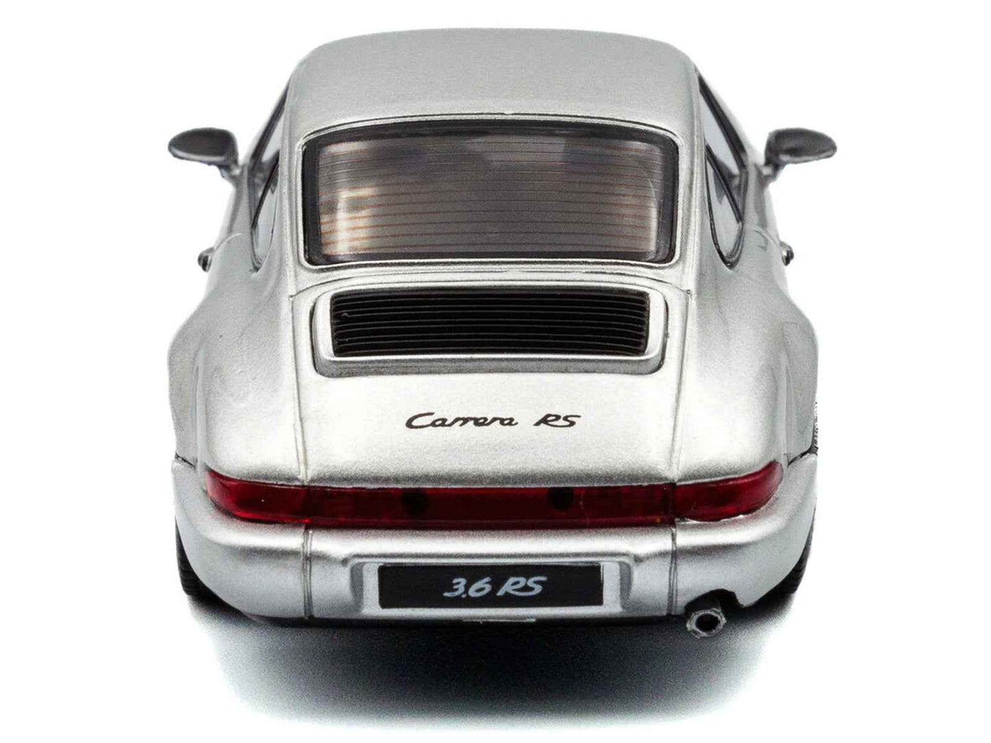 1994 Porsche 911 (964) RS Silver Metallic with Black Stripes 1/43 Diecast Model Car by Solido