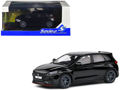 Hyundai i30 N Phantom Black 1/43 Diecast Model Car by Solido  free shipping USA