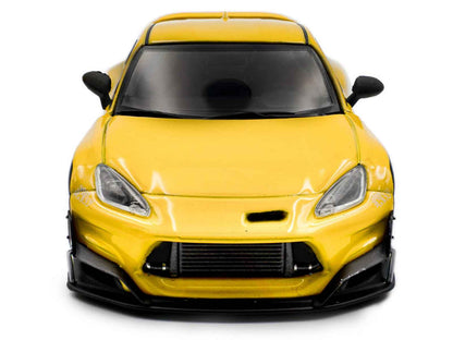 2022 Toyota Pandem GR86 Yellow 1/43 Diecast Model Car by Solido