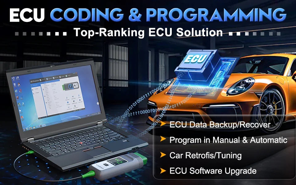 VXDIAG VCX SE J2534 Passthru Programmer OEM Reprogramming Diagnostic Tool for 11+ Brands for Mercedes Benz VW BMW JLR Porsche