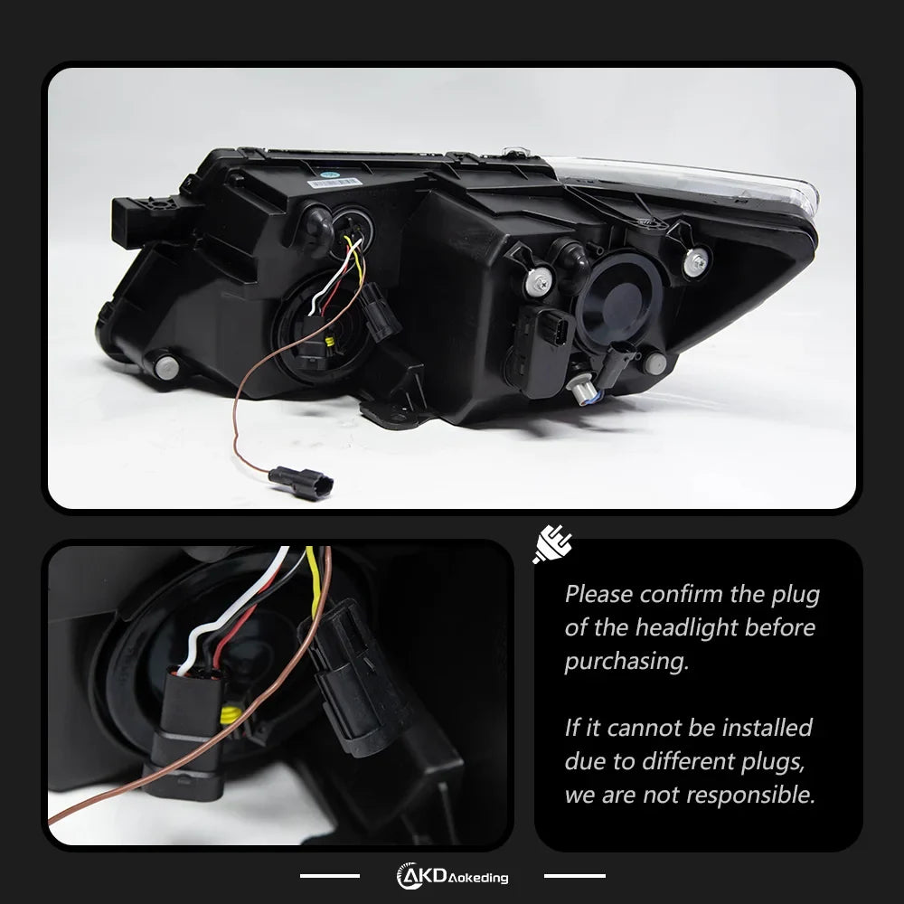 AKD Car Styling for Dodge JCUV Journey 2009-2016 LED Headlight Fiat Freemont LED DRL Hid Angel Eye Bi Xenon Beam Accessories