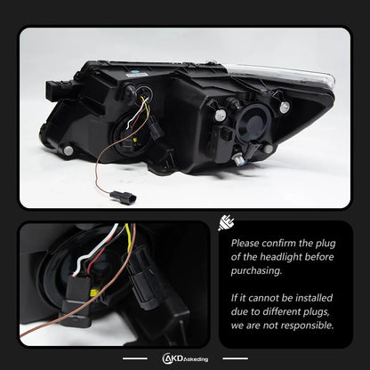 AKD Car Styling for Dodge JCUV Journey 2009-2016 LED Headlight Fiat Freemont LED DRL Hid Angel Eye Bi Xenon Beam Accessories