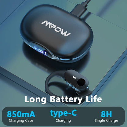 Mpow T68 Deep Bass Wireless Earbuds Bluetooth 5.3 TWS Earphones in-Ear LED Display Waterproof True Earphones for Work Gym Sports
