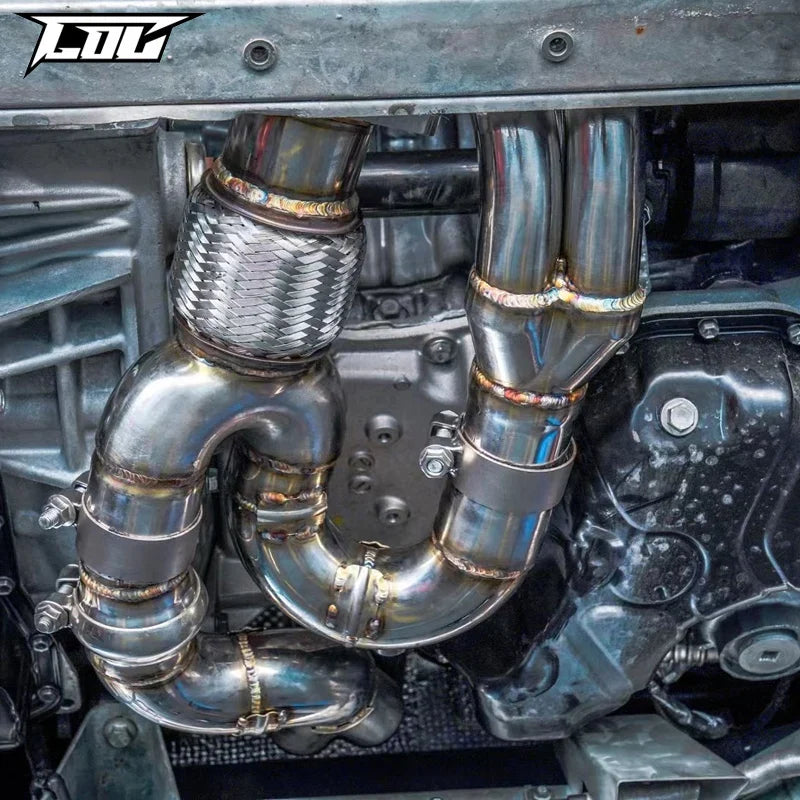 High Performance Titanium Alloy Catback Exhaust for LOTUS Evora GT410 3.5 2017-2019 Engine Downpipe