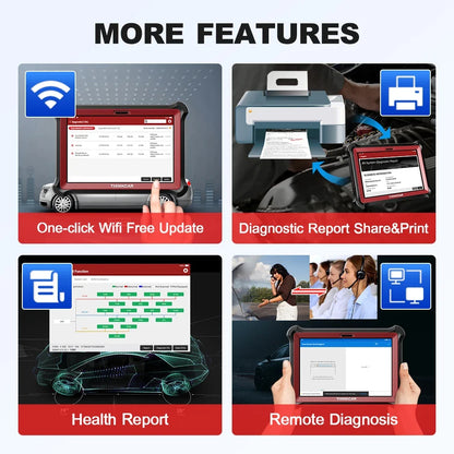 THINKCAR THINKTOOL PAD10 OBD2 Automotive Scanner for IMMO 34+ Reset TPMS Programming ECU Coding Active Test Car Diagnostic Tools