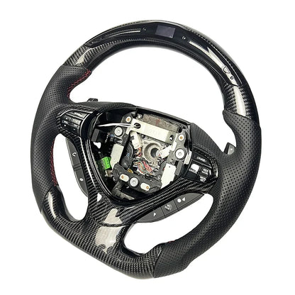 LED Genuine leather carbon fiber steering wheel suitable for Honda Accord CU2 SPIRIOR 2008-2017 series