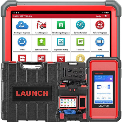 Launch X431 Pro5 Smartlink Car Diagnostic Tool ECU Programming Tool with J2534 SmartLink OBD2 Scanner