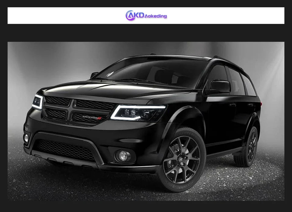 AKD Car Styling for Dodge JCUV Journey 2009-2016 LED Headlight Fiat Freemont LED DRL Hid Angel Eye Bi Xenon Beam Accessories