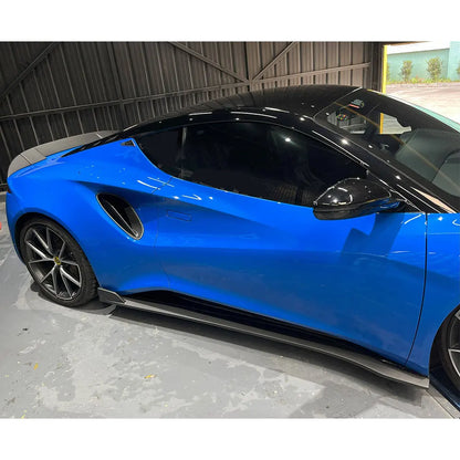 Side Skirts Real Dry Carbon Fiber For Lotus Emira Trim Body Kits Car Accessories Auto Parts