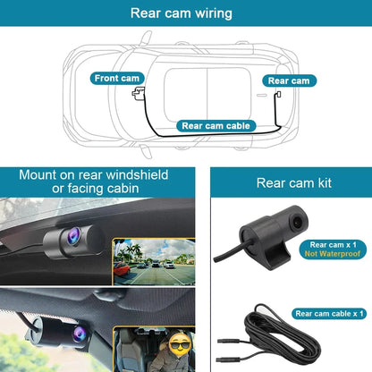 Car Cam For Dodge Hornet / Alfa Romeo Tonale 2023 2024 2025, Perfect Original Factory Style Vehicle Recording Camera