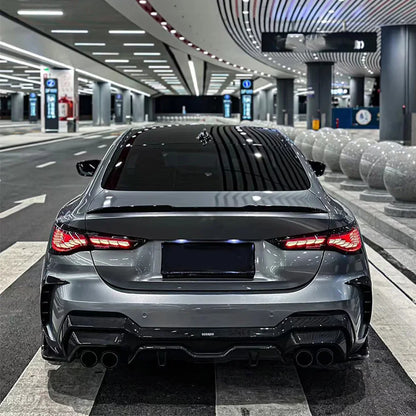 Car Taillights for Bmw 4 Series 2020-2023 Led Auto Back Lamps Assembly Upgrade Dragon Design Style Turn Signal Accessories