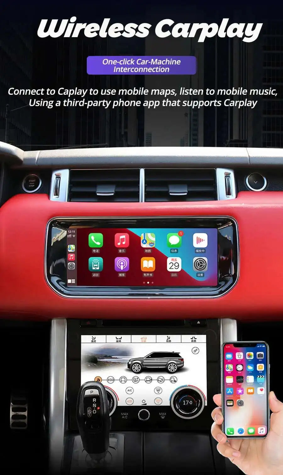 Android Dual Screen For Porsche Panamera 2010-2017 Intelligent System Navigation GPS Car Radio Multimedia Player Carplay Audio