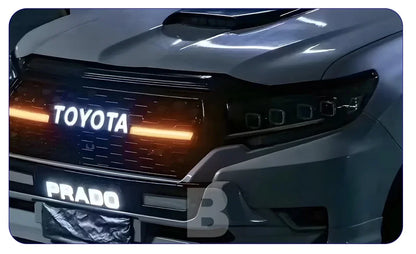 Auto Headlight For Toyota Prado 2018-2023 LED Car Front lamps Assembly Upgrade Bugatti Design Four Projector Lens Accessories
