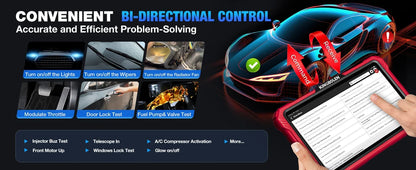 2025 KINGBOLEN K10 Pro Bi-Directional Scanner Full Systems Diagnostic Scan Tool, 40 Reset ECU Coding,AutoAuth for FCA SGW
