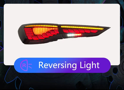 Car Taillights for Bmw 4 Series 2020-2023 Led Auto Back Lamps Assembly Upgrade Dragon Design Style Turn Signal Accessories