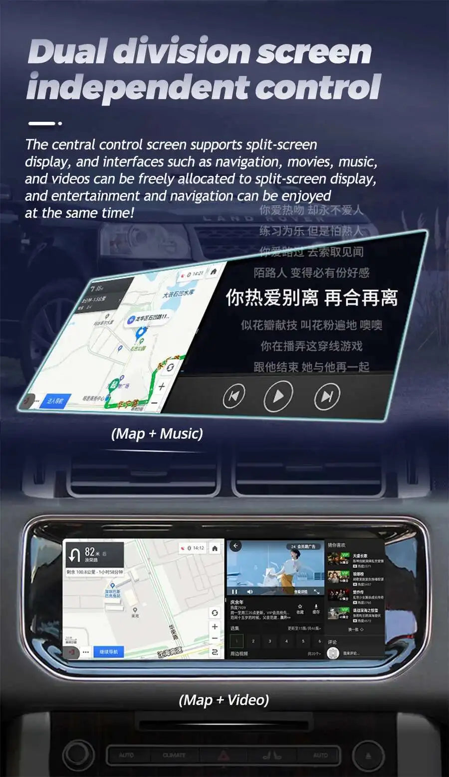 Android Dual Screen For Porsche Panamera 2010-2017 Intelligent System Navigation GPS Car Radio Multimedia Player Carplay Audio