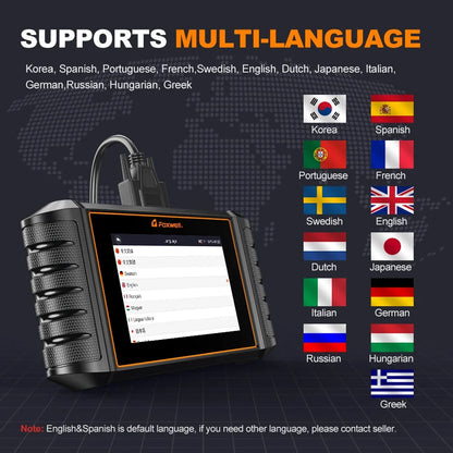 FOXWELL NT710 For VAG VW Audi Seat Bidirectional Car OBD2 Scanner Car Diagnostic ECU Coding All System A/F Adjust IMMO 30+ Reset