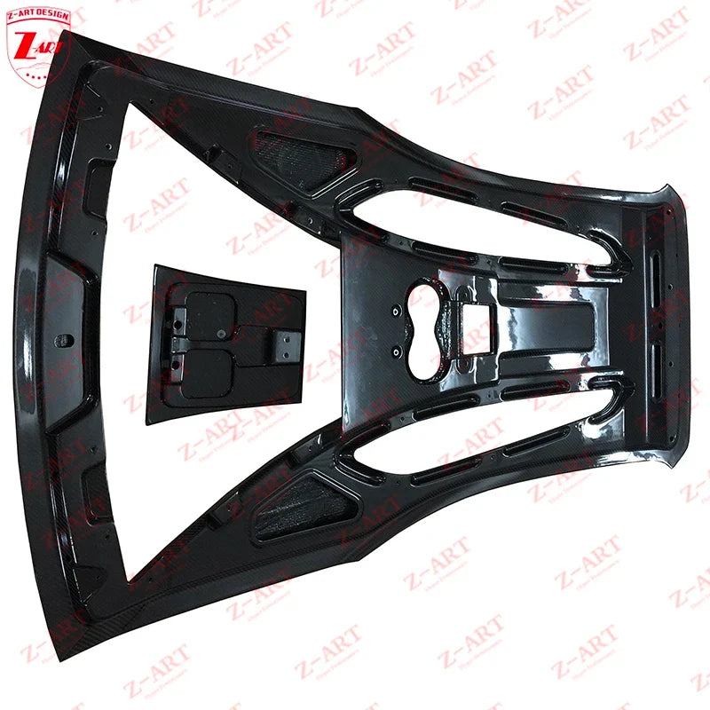 Z-ART 540 Dry Carbon Fiber Engine Cover for Mclaren 540 Carbon Fiber Engine Bonnet for Mclaren 570 Carbon Engine Hood for 570S