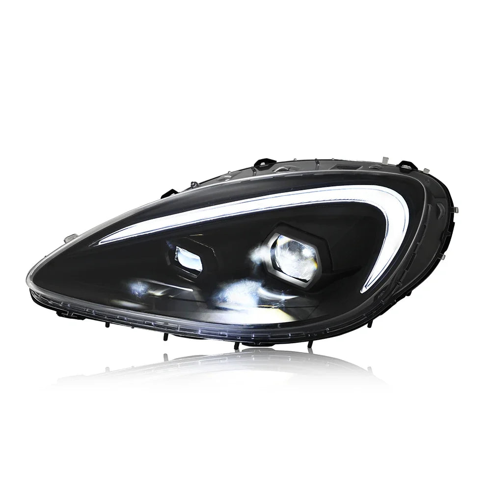 TT-ABC Modified LED Headlight For Chevrolet Corvette C6 2005-2013 Head Lamp With Porsche Design Sequential Turn Signal Assembly