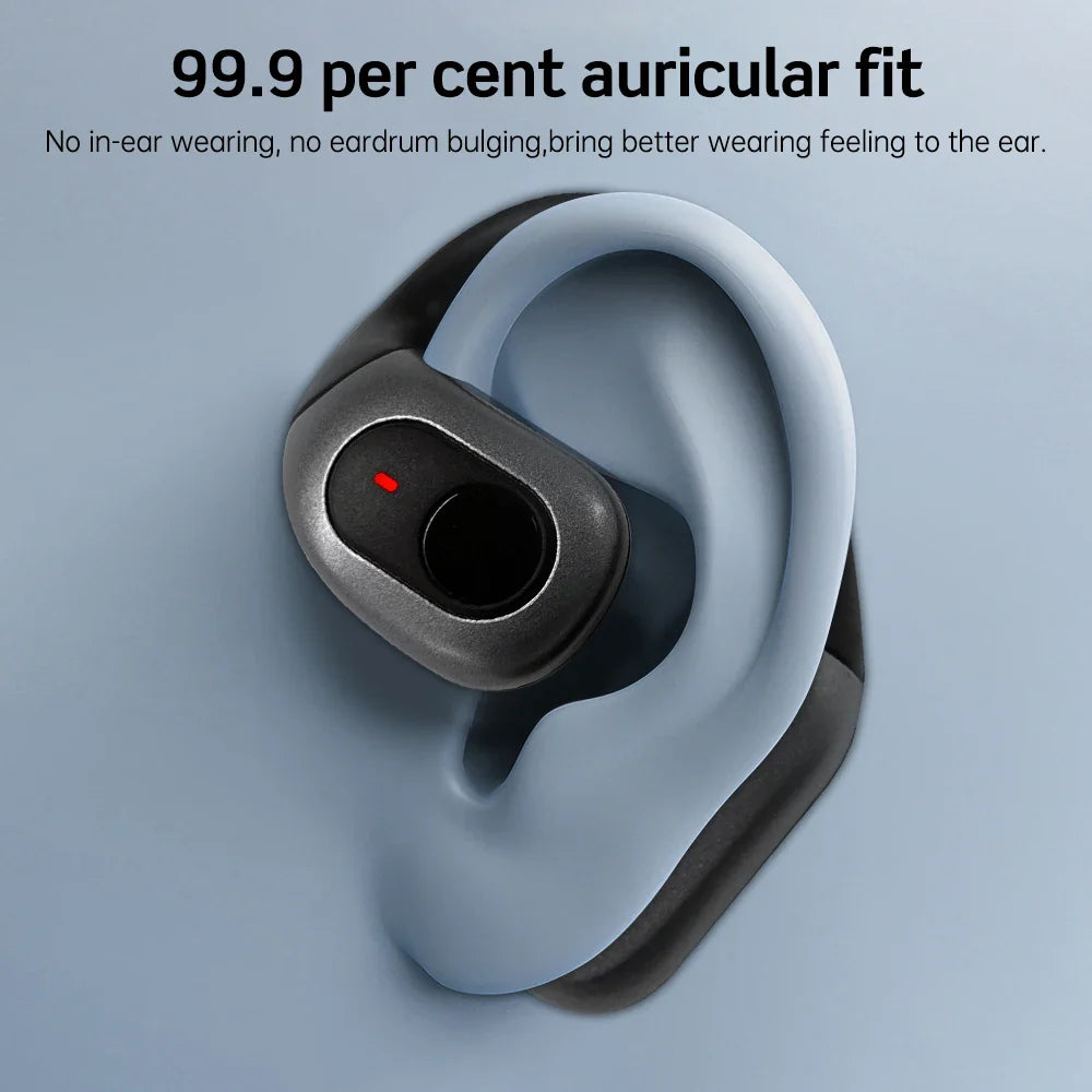 Mpow J13 True Wireless Sports Earphones,Bluetooth 5.3 OWS Open Ear Headsets with Earhooks 25 Hrs Playtime & ENC Noise Reduction