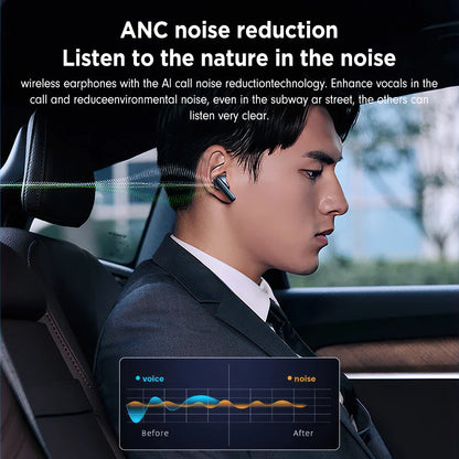 Mpow XY-17 Bluetooth 5.3 In-ear Wireless Sports Earphones ANC Active Noise Reduction Bluetooth 26H Playtime Headset for iPhone