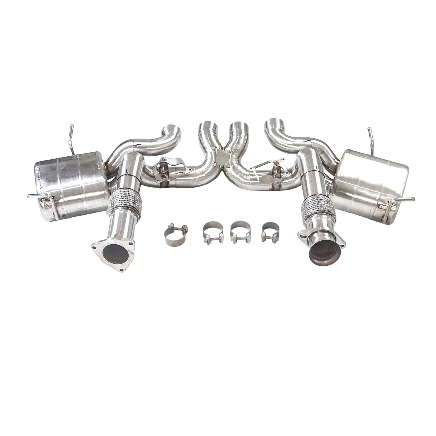 GFC catback exhaust muffler for Chevrolet Corvette C8 Z06 5.5L, Car electric valve exhaust system made of 304 stainless steel