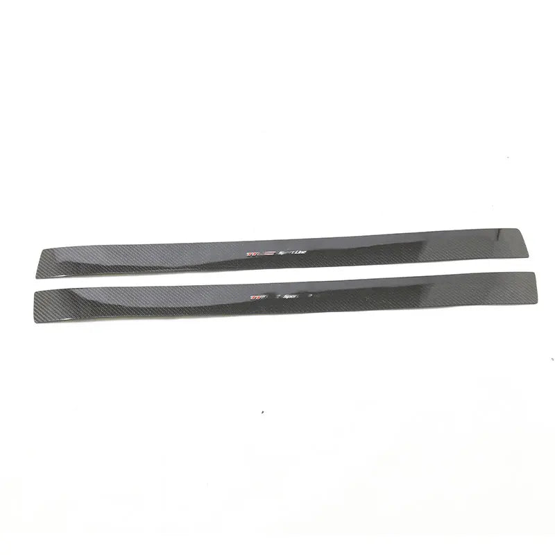 For Maserati GranTurismo GT GTS GC MC carbon fiber welcome pedal decorative strip and threshold strip replacement style 2007-20