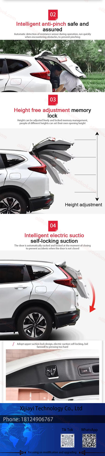 For Maserati Levant automatic trunk, Power Tailgate automatic door modification and upgrade of automotive parts