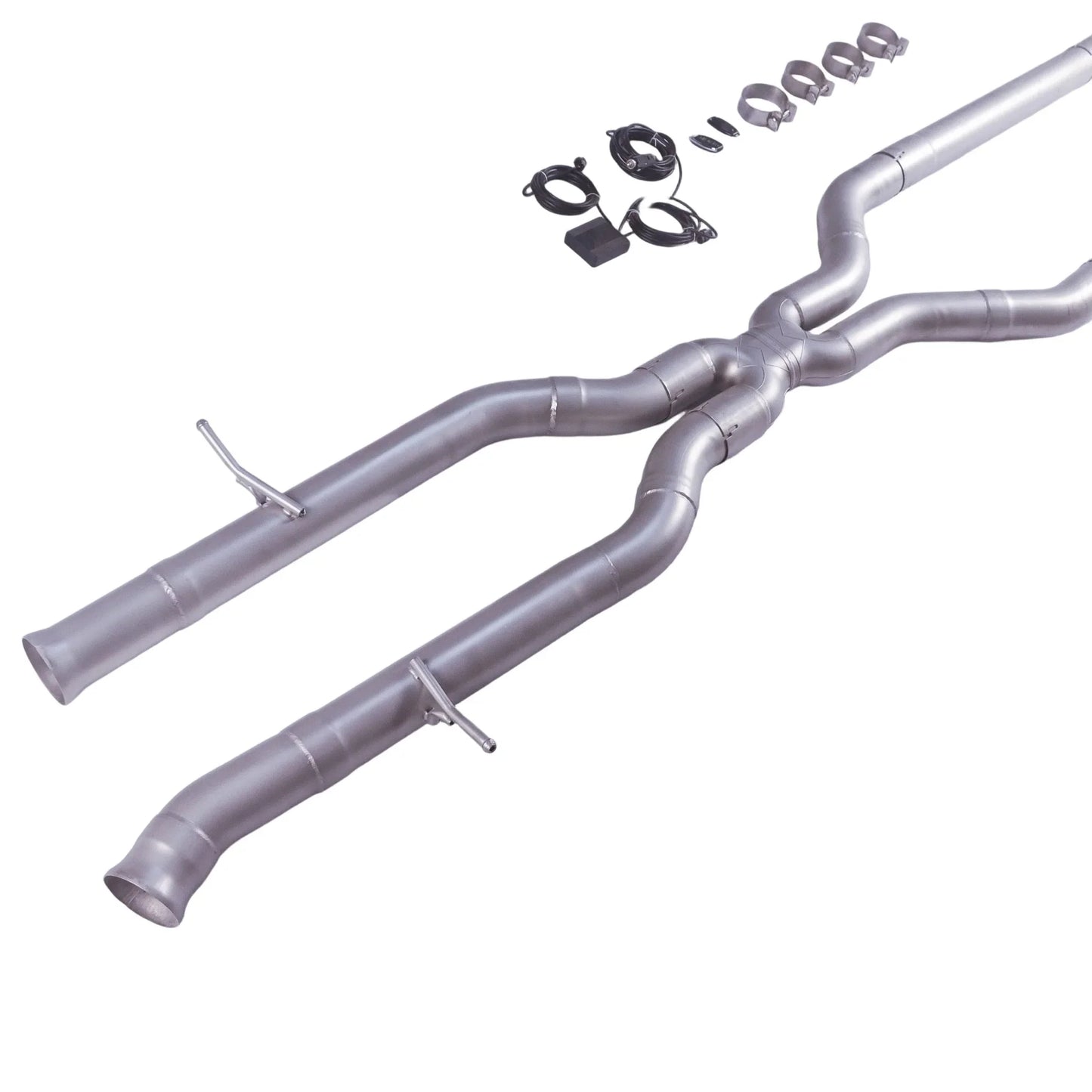 For 2012~2016 Mercedes AMG GL63 ML63 X166 5.5 Exhaust Muffler, Car Electric Valve Exhaust System Created with 304 Stainless Stee