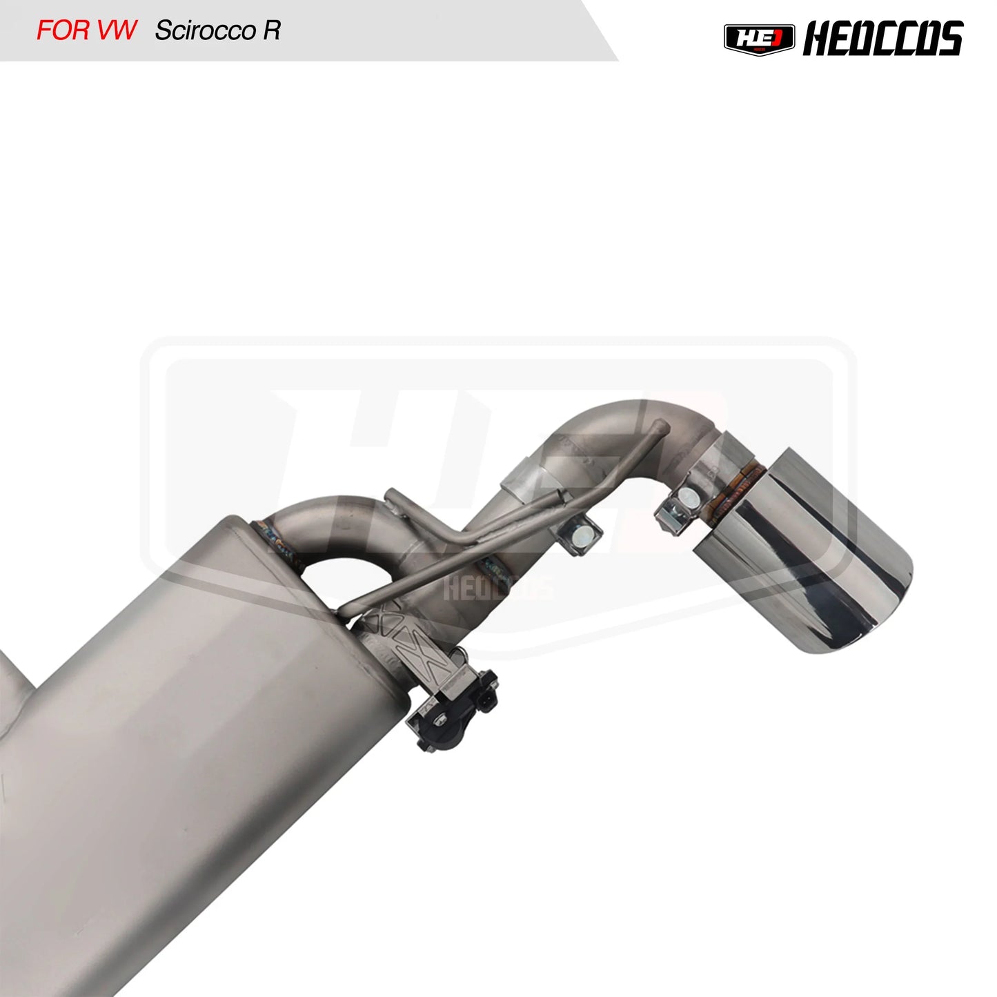 HEO Exhaust for Volkswagen/VW Scirocco R 2.0T Performance Upgrade Ss304 Muffler Catback Valved Exhaust