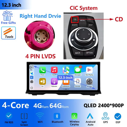 RHD For BMW 5 Series F10 F11 2011 - 2017 Android Wireless Carplay Radio Multimedia Player GPS WIFI DSP Stereo Screen Accessories