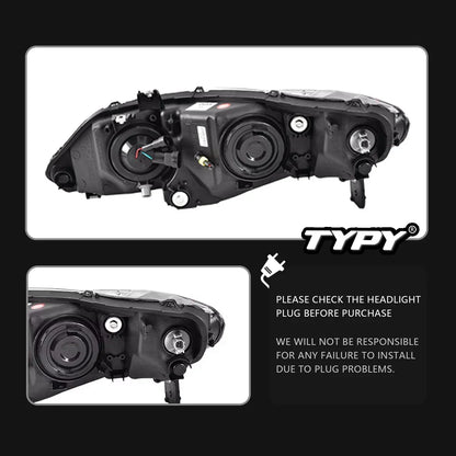Car For Honda Civic 8th Gen Headlight 2006-2011 Upgrade Modified to New DRL Dynamic Turn Signal LED Headlight Auto Accessories