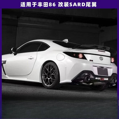 For Toyota 86 Subaru BRZ Modified SARD Tail, Carbon Fiber Tail Fixed Wind Wing Spoiler