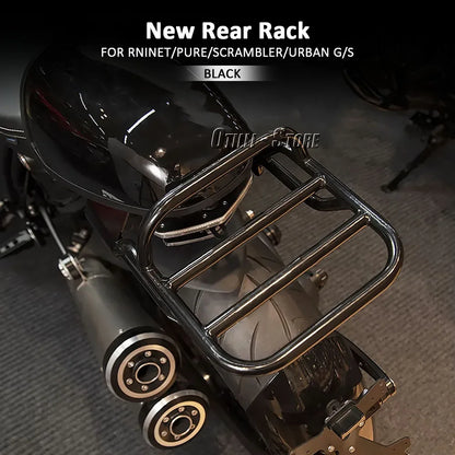 Motorcycle Rear Seat Luggage Rack With Handle Grip Support Shelf For BMW R9T RNINET Scrambler RnineT Pure R nineT Urban G/S