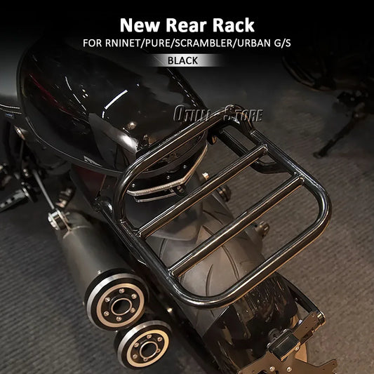 Motorcycle Rear Seat Luggage Rack With Handle Grip Support Shelf For BMW R9T RNINET Scrambler RnineT Pure R nineT Urban G/S
