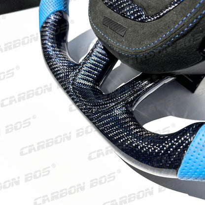 Carbon Fiber Custom Smart LED RPM Racing Steering Wheel for Dodge/Challenger Hellcat Charger Challenger