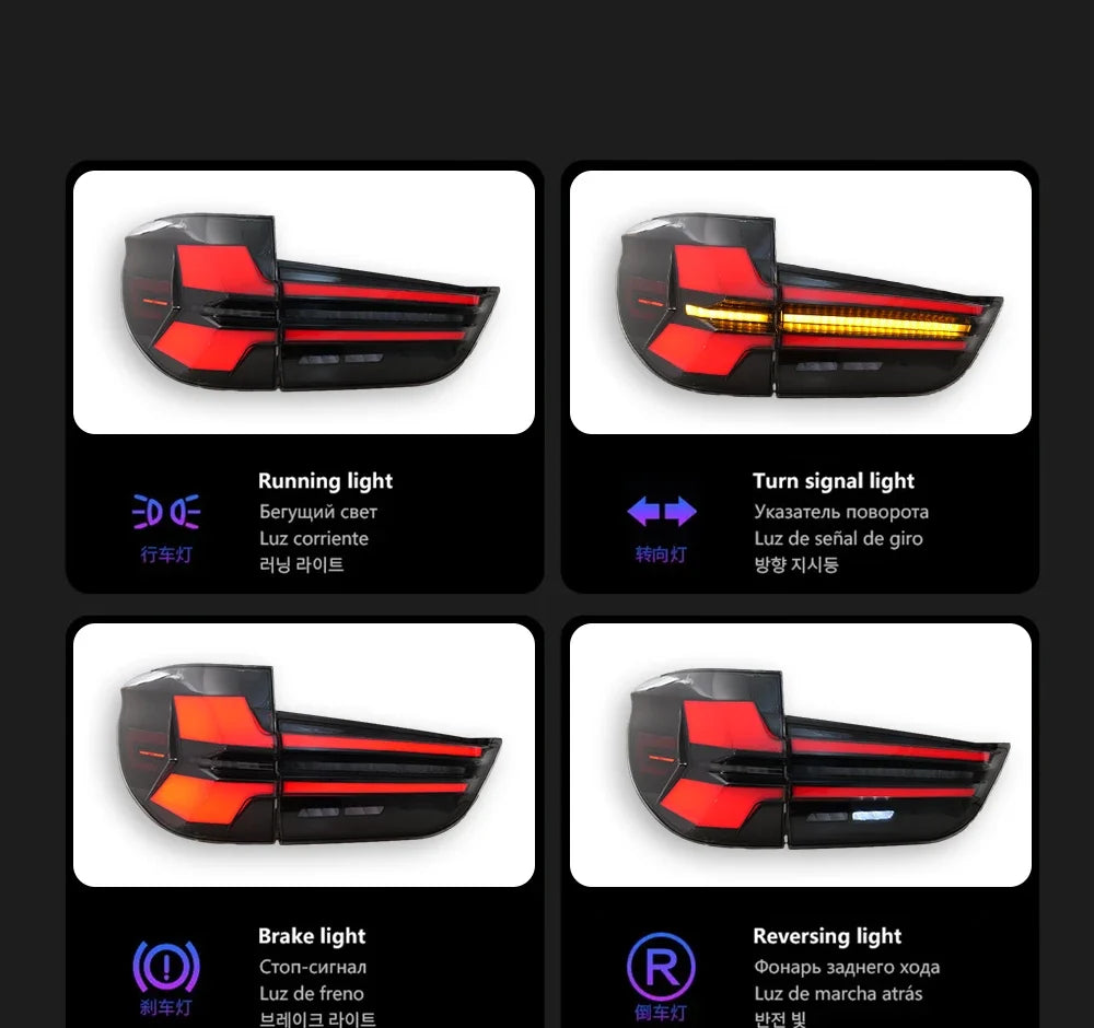 TYPY Car Lights For BMW X5 F15 2014-2018 Taillight LED Projetor Tail Lamp Daytime Running Light Automotive Accessories
