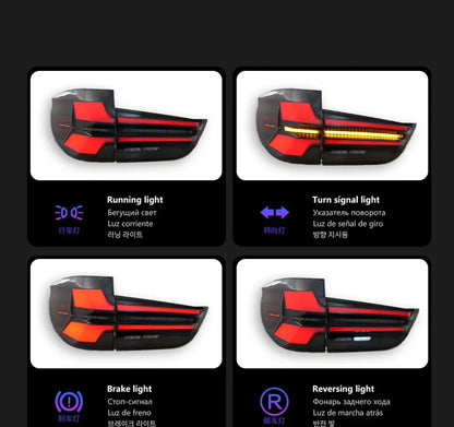 TYPY Car Lights For BMW X5 F15 2014-2018 Taillight LED Projetor Tail Lamp Daytime Running Light Automotive Accessories