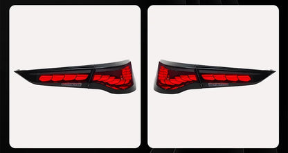 Car Taillights for Bmw 4 Series 2020-2023 Led Auto Back Lamps Assembly Upgrade Dragon Design Style Turn Signal Accessories