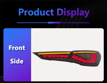 Car Taillights for Bmw 4 Series 2020-2023 Led Auto Back Lamps Assembly Upgrade Dragon Design Style Turn Signal Accessories
