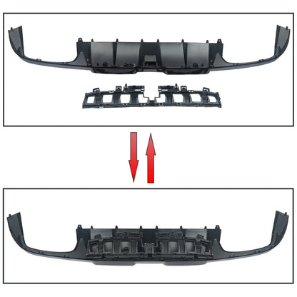 MagicKit Rear Diffuser Quad Mufflers For Benz C205 Sport Coupe C43 C63 AMG 2015-2018