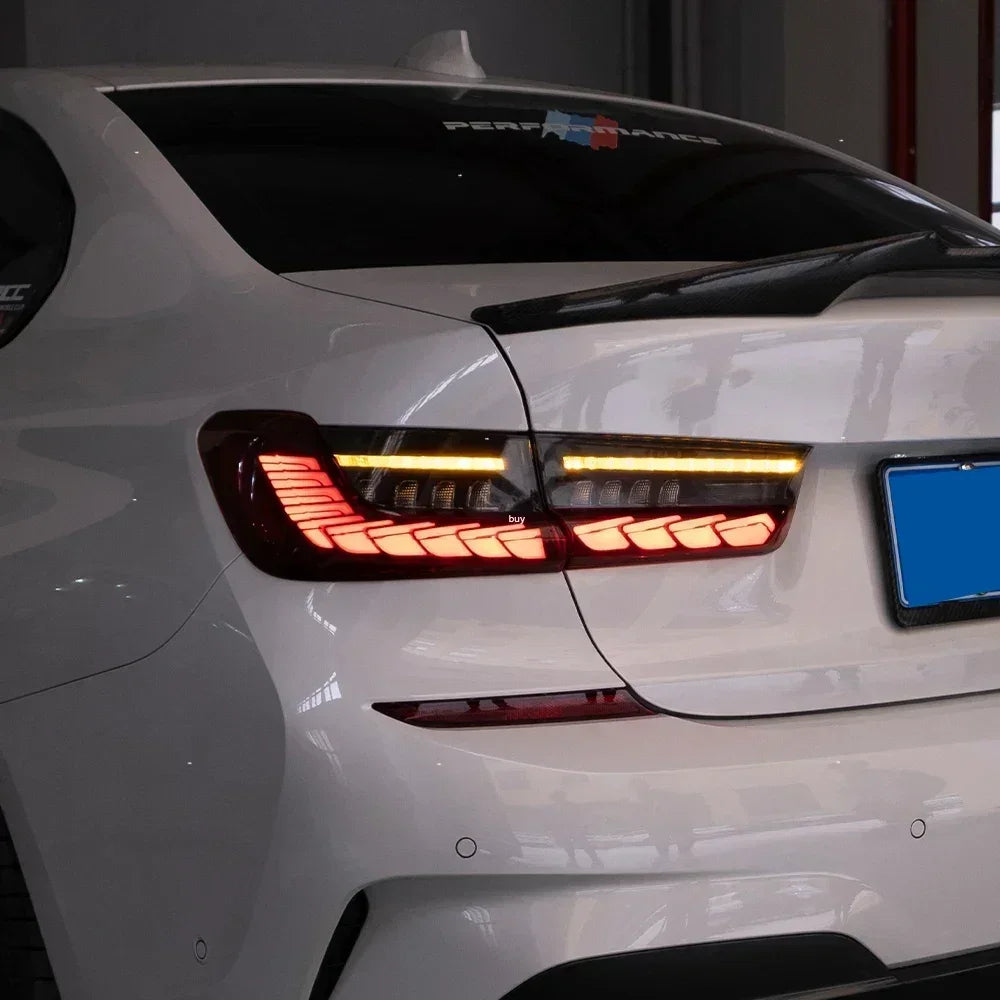 Car Taillights For BMW 3 Series G20 G28 320i 325i 330i 2020-2024 Upgrade LED Dynamic Dragon Taillight Accessories Assembly